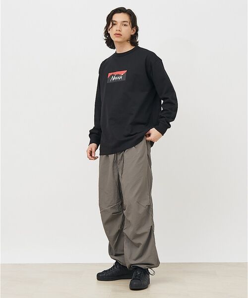 ABAHOUSE / アバハウス Tシャツ | 【NANGA/ナンガ】ECO HYBRID BOX LOGO LS/ボックスロゴ | 詳細6