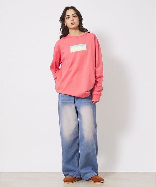 ABAHOUSE / アバハウス Tシャツ | 【NANGA/ナンガ】ECO HYBRID BOX LOGO LS/ボックスロゴ | 詳細9