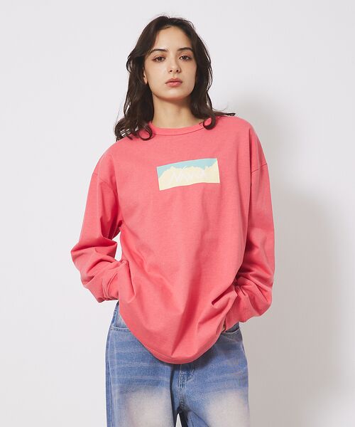 ABAHOUSE/アバハウス 【NANGA/ナンガ】ECO HYBRID BOX LOGO LS/ボックスロゴ ピンク XL ABAHOUSE/アバハウス 【NANGA/ナンガ】ECO HYBRID BOX LOGO LS/ボックスロゴ ピンク XL