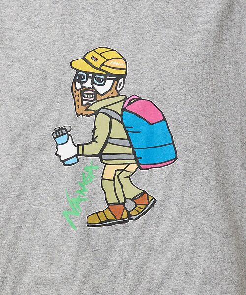 ABAHOUSE / アバハウス Tシャツ | 【NANGA/ナンガ】ECOHYBRID イラストレーターTシャツシリーズ/HI | 詳細4