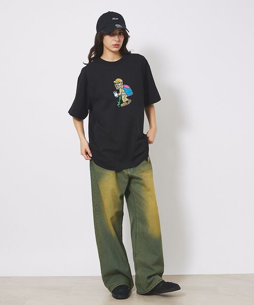 ABAHOUSE / アバハウス Tシャツ | 【NANGA/ナンガ】ECOHYBRID イラストレーターTシャツシリーズ/HI | 詳細6