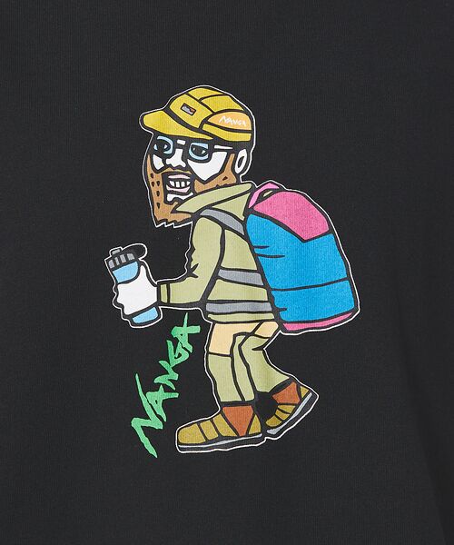 ABAHOUSE / アバハウス Tシャツ | 【NANGA/ナンガ】ECOHYBRID イラストレーターTシャツシリーズ/HI | 詳細8