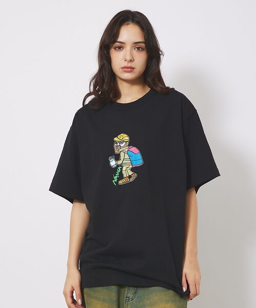 ABAHOUSE/アバハウス 【NANGA/ナンガ】ECOHYBRID イラストレーターTシャツシリーズ/HI ブラック系その他1 L ABAHOUSE/アバハウス 【NANGA/ナンガ】ECOHYBRID イラストレーターTシャツシリーズ/HI ブラック系その他1 L