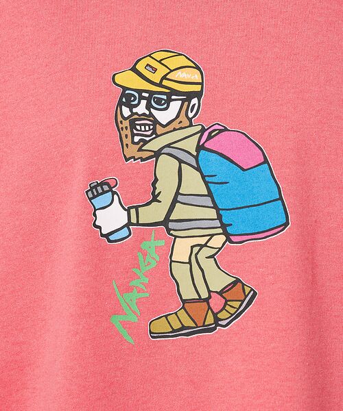 ABAHOUSE / アバハウス Tシャツ | 【NANGA/ナンガ】ECOHYBRID イラストレーターTシャツシリーズ/HI | 詳細10