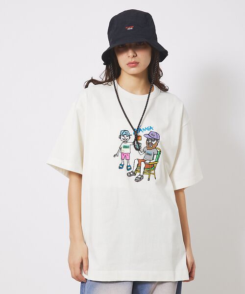 ABAHOUSE / アバハウス Tシャツ | 【NANGA/ナンガ】ECOHYBRID イラストレーターTシャツシリーズ/HI | 詳細1