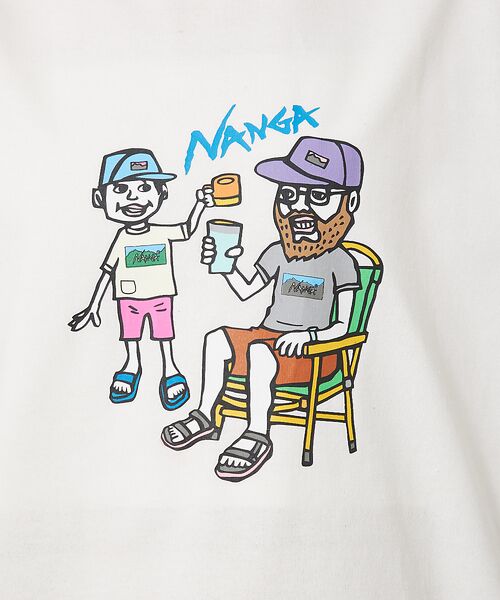 ABAHOUSE / アバハウス Tシャツ | 【NANGA/ナンガ】ECOHYBRID イラストレーターTシャツシリーズ/HI | 詳細3