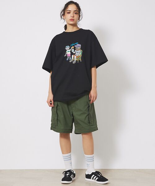 ABAHOUSE / アバハウス Tシャツ | 【NANGA/ナンガ】ECOHYBRID イラストレーターTシャツシリーズ/HI | 詳細4