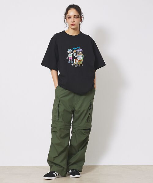 ABAHOUSE / アバハウス Tシャツ | 【NANGA/ナンガ】ECOHYBRID イラストレーターTシャツシリーズ/HI | 詳細5