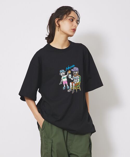 ABAHOUSE / アバハウス Tシャツ | 【NANGA/ナンガ】ECOHYBRID イラストレーターTシャツシリーズ/HI | 詳細6