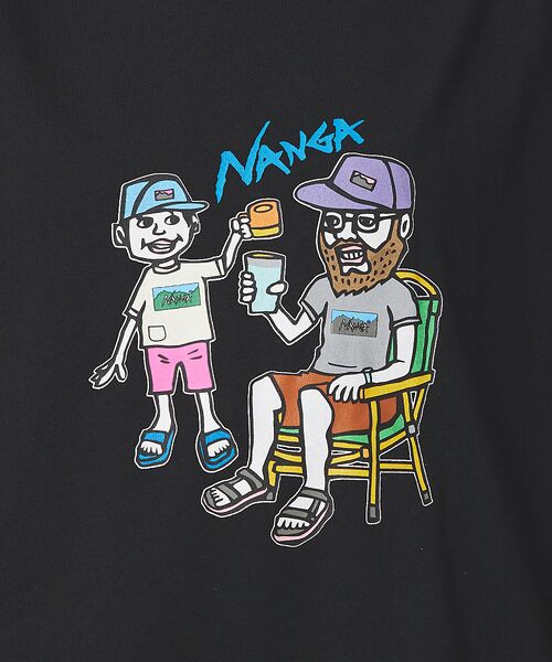 ABAHOUSE / アバハウス Tシャツ | 【NANGA/ナンガ】ECOHYBRID イラストレーターTシャツシリーズ/HI | 詳細8