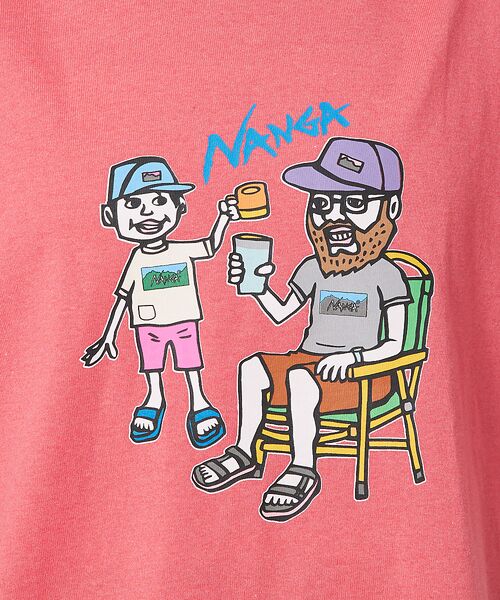 ABAHOUSE / アバハウス Tシャツ | 【NANGA/ナンガ】ECOHYBRID イラストレーターTシャツシリーズ/HI | 詳細24