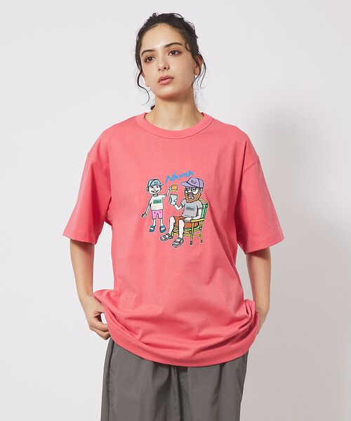 ABAHOUSE/アバハウス 【NANGA/ナンガ】ECOHYBRID イラストレーターTシャツシリーズ/HI ピンク系その他2 XL ABAHOUSE/アバハウス 【NANGA/ナンガ】ECOHYBRID イラストレーターTシャツシリーズ/HI ピンク系その他2 XL