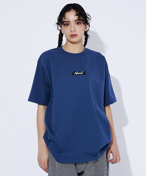 ABAHOUSE / アバハウス Tシャツ | 【NANGA/ナンガ】ECO HYBRID MT LOGOT/フロントBOXロゴ | 詳細21