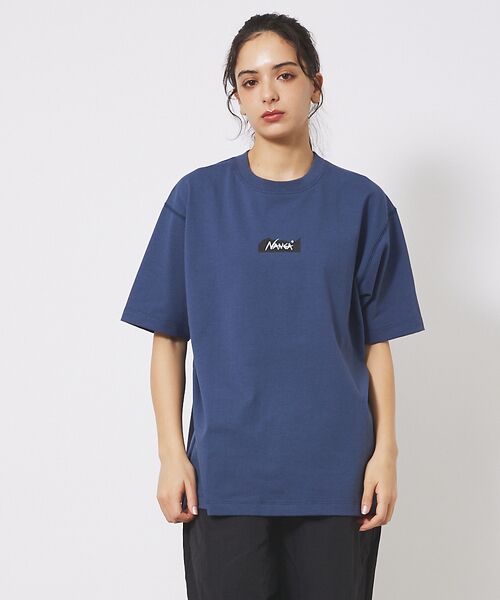 ABAHOUSE / アバハウス Tシャツ | 【NANGA/ナンガ】ECO HYBRID MT LOGOT/フロントBOXロゴ | 詳細12