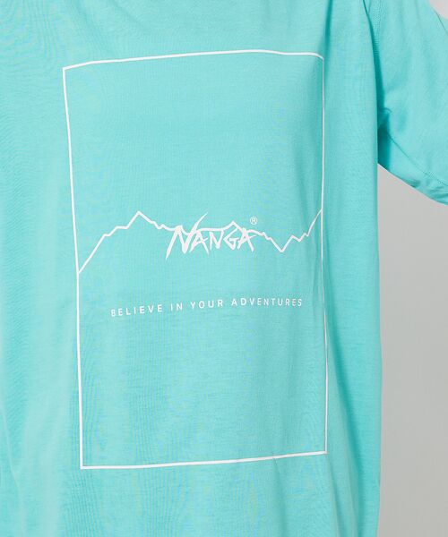 ABAHOUSE / アバハウス Tシャツ | 【NANGA/ナンガ】DRY MIX FRAME LOGO T/ドライミックス/ | 詳細15