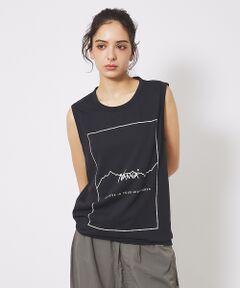 ABAHOUSE / アバハウス Tシャツ | 【NANGA/ナンガ】DRYMIX FRAME ノースリーブ/タンクトップ