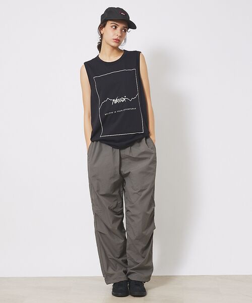 ABAHOUSE / アバハウス Tシャツ | 【NANGA/ナンガ】DRYMIX FRAME ノースリーブ/タンクトップ | 詳細1