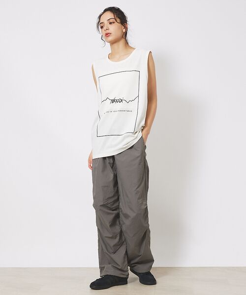 ABAHOUSE / アバハウス Tシャツ | 【NANGA/ナンガ】DRYMIX FRAME ノースリーブ/タンクトップ | 詳細15