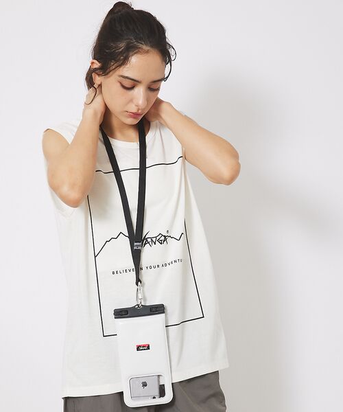 ABAHOUSE / アバハウス Tシャツ | 【NANGA/ナンガ】DRYMIX FRAME ノースリーブ/タンクトップ | 詳細16