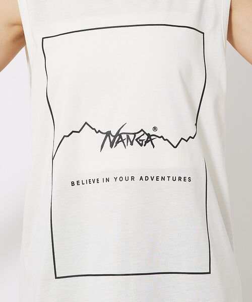 ABAHOUSE / アバハウス Tシャツ | 【NANGA/ナンガ】DRYMIX FRAME ノースリーブ/タンクトップ | 詳細17