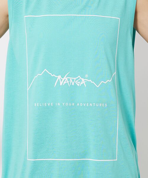 ABAHOUSE / アバハウス Tシャツ | 【NANGA/ナンガ】DRYMIX FRAME ノースリーブ/タンクトップ | 詳細21