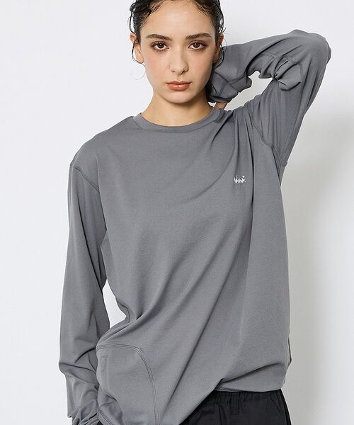 ABAHOUSE / アバハウス Tシャツ | 【NANGA/ナンガ】Air Flex RASH GUARD/ラッシュガード/ロ(グレー)