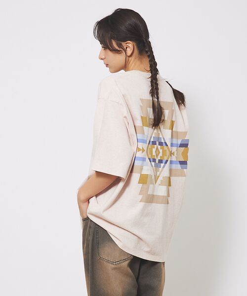 ABAHOUSE/アバハウス 【PENDLETON/ペンドルトン】 BACK PRINT Tシャツ / バック サーモンピンク L ABAHOUSE/アバハウス 【PENDLETON/ペンドルトン】 BACK PRINT Tシャツ / バック サーモンピンク L
