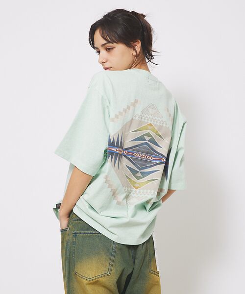 ABAHOUSE/アバハウス 【PENDLETON/ペンドルトン】 BACK PRINT Tシャツ / バック グリーン系その他1 M ABAHOUSE/アバハウス 【PENDLETON/ペンドルトン】 BACK PRINT Tシャツ / バック グリーン系その他1 M