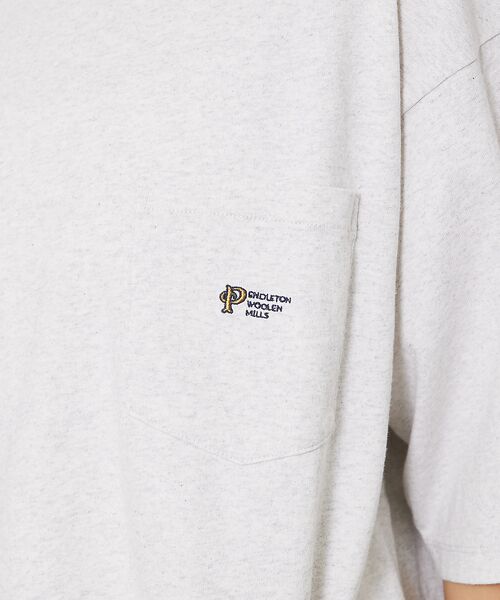 ABAHOUSE / アバハウス Tシャツ | 【PENDLETON/ペンドルトン】EMS Pocket Tee/刺繍ポケットT | 詳細7