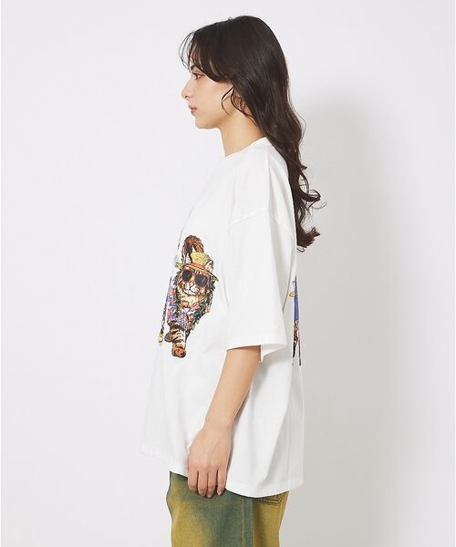 ABAHOUSE / アバハウス Tシャツ | 【CORISCO/コリスコ】 Animal猫 Tシャツ/アニマルTシャツ【予約】 | 詳細5