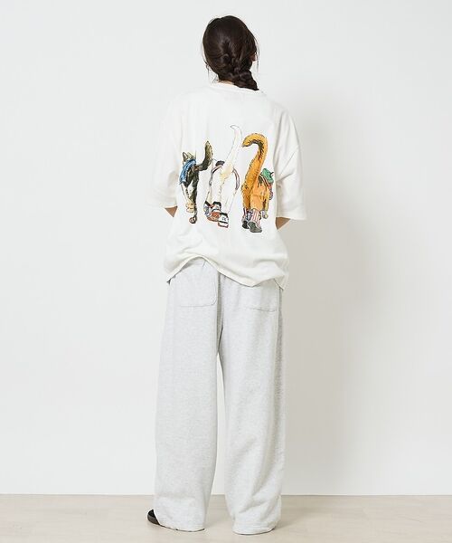 ABAHOUSE / アバハウス Tシャツ | 【CORISCO/コリスコ】 Animal猫 Tシャツ/アニマルTシャツ【予約】 | 詳細19