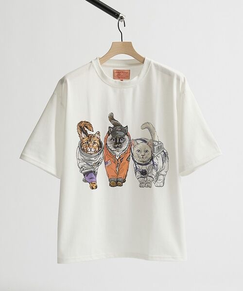 ABAHOUSE / アバハウス Tシャツ | 【CORISCO/コリスコ】 Animal猫 Tシャツ/アニマルTシャツ | 詳細22