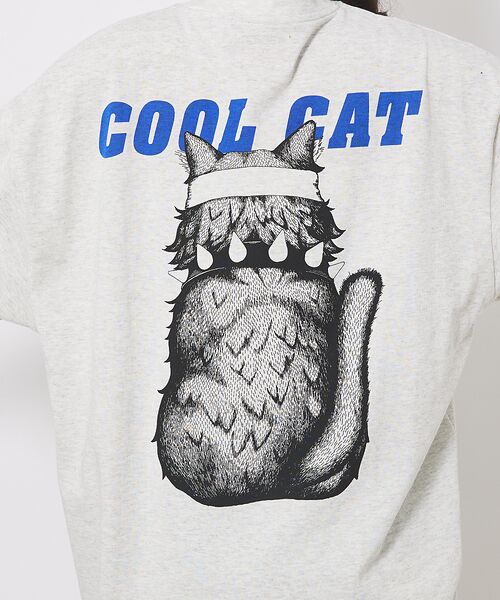 ABAHOUSE / アバハウス Tシャツ | 【CORISCO/コリスコ】Animal Tシャツ/COOL CAT | 詳細12