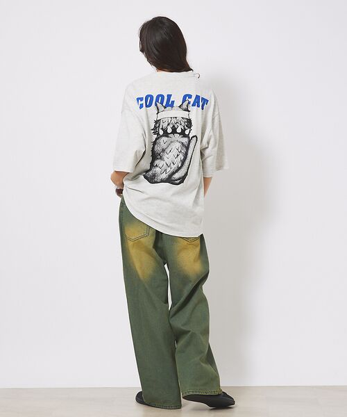 ABAHOUSE / アバハウス Tシャツ | 【CORISCO/コリスコ】Animal Tシャツ/COOL CAT | 詳細3