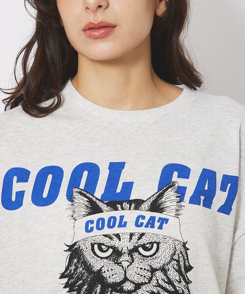 ABAHOUSE / アバハウス Tシャツ | 【CORISCO/コリスコ】Animal Tシャツ/COOL CAT | 詳細8