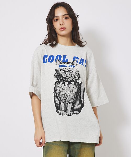 ABAHOUSE/アバハウス 【CORISCO/コリスコ】Animal Tシャツ/COOL CAT ホワイト系その他1 M ABAHOUSE/アバハウス 【CORISCO/コリスコ】Animal Tシャツ/COOL CAT ホワイト系その他1 M