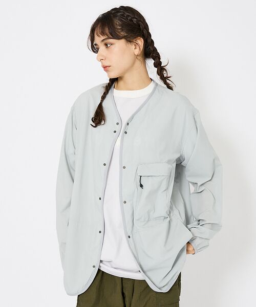 ABAHOUSE/アバハウス 【NANGA/ナンガ】PLC CARDIGAN/ナイロンカーディガン/パッカブル グレー XL ABAHOUSE/アバハウス 【NANGA/ナンガ】PLC CARDIGAN/ナイロンカーディガン/パッカブル グレー XL