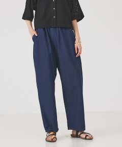 ABAHOUSE / アバハウス デニムパンツ | 【Lee】XS～XXLまでこれ一本でカバー フリーサイズ リラックスワイドパンツ