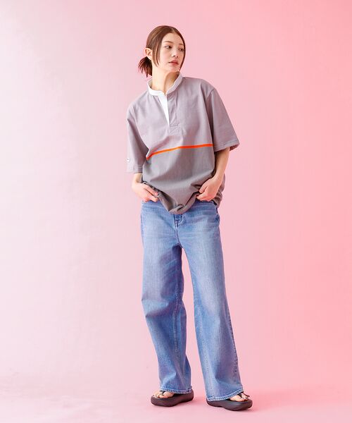 ABAHOUSE / アバハウス シャツ・ブラウス | 【BARBARIAN / バーバリアン】 XSE-10 11 Light Wei | 詳細2