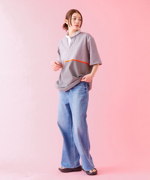 ABAHOUSE / アバハウス シャツ・ブラウス | 【BARBARIAN / バーバリアン】 XSE-10 11 Light Wei | 詳細3