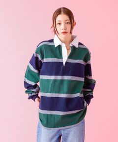 ABAHOUSE / アバハウス ポロシャツ | 【BARBARIAN / バーバリアン】 12oz ロングスリーブ ラガー シャ