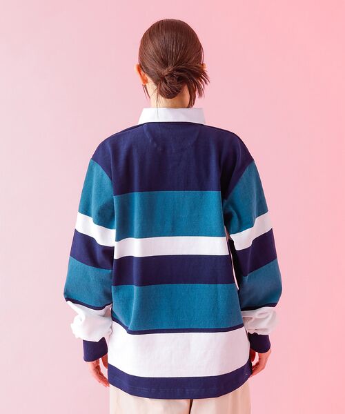 ABAHOUSE / アバハウス ポロシャツ | 【BARBARIAN / バーバリアン】 12oz ロングスリーブ ラガー シャ | 詳細7