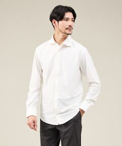 ABAHOUSE / アバハウス シャツ・ブラウス | 【オンオフ兼用】トリコット サッカー 長袖シャツ