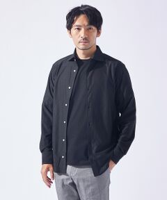 ABAHOUSE / アバハウス シャツ・ブラウス | 【オンオフ兼用】トリコット サッカー 長袖シャツ