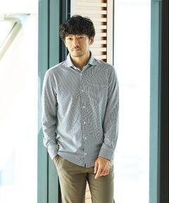 ABAHOUSE / アバハウス シャツ・ブラウス | 【オンオフ兼用】トリコット サッカー 長袖シャツ