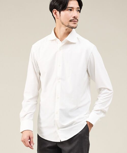 ABAHOUSE / アバハウス シャツ・ブラウス | 【ON/OFF兼用】トリコット サッカー 長袖シャツ | 詳細5