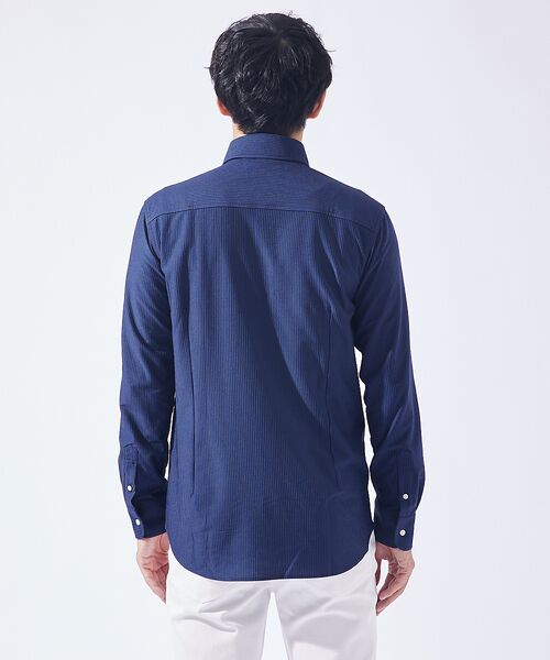 ABAHOUSE / アバハウス シャツ・ブラウス | 【オンオフ兼用】トリコット サッカー 長袖シャツ | 詳細6