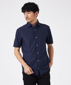 ABAHOUSE / アバハウス シャツ・ブラウス | トリコットサッカー 半袖シャツ