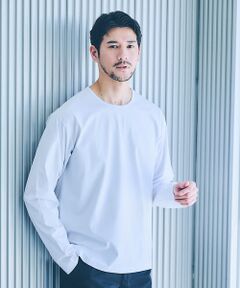 ABAHOUSE / アバハウス Tシャツ | 【オールシーズン】シルケット天竺 長袖Tシャツ