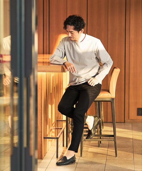 ABAHOUSE / アバハウス Tシャツ | 【オールシーズン】シルケット天竺 長袖Tシャツ | 詳細7